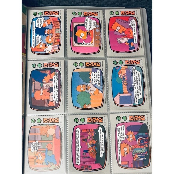 NEW - 1990 The Simpsons Topps Trading Cards - Complete Set - Picture 4 of 10